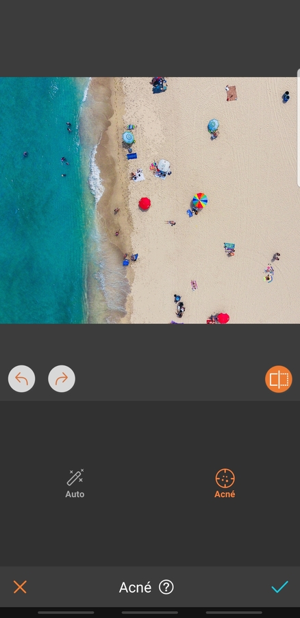 foto aerea de la playa