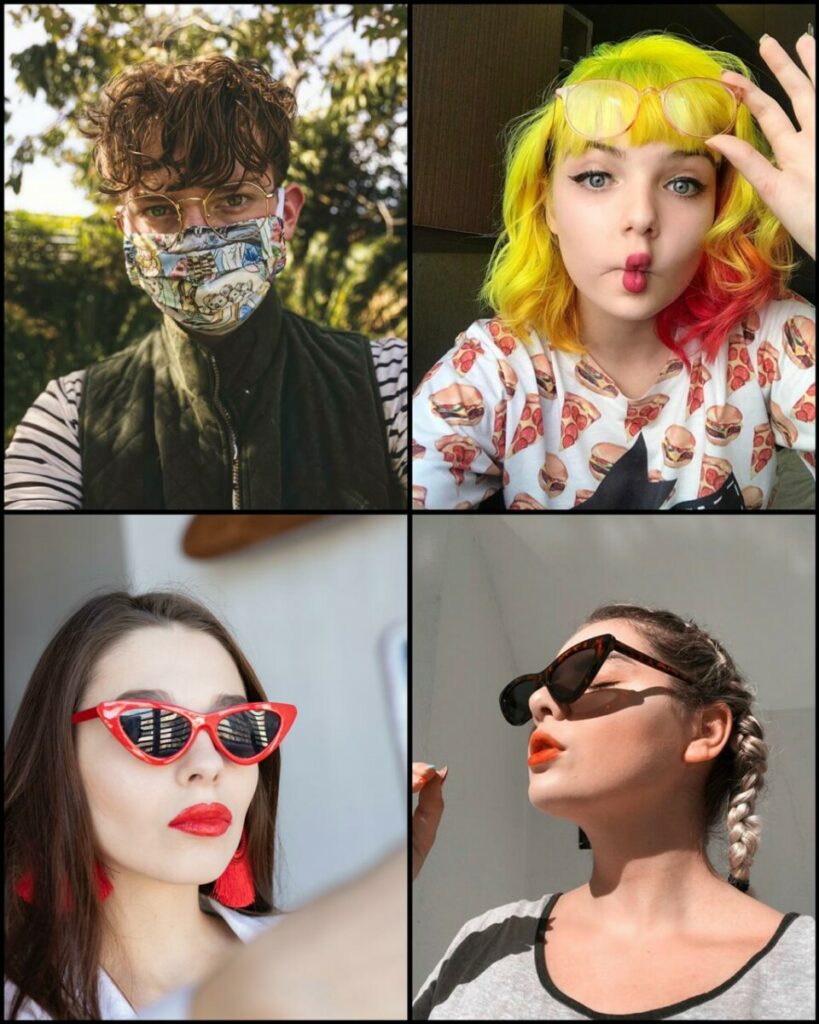 Fotos de óculos: selfies e retratos