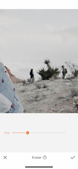 closeup of people in the desert