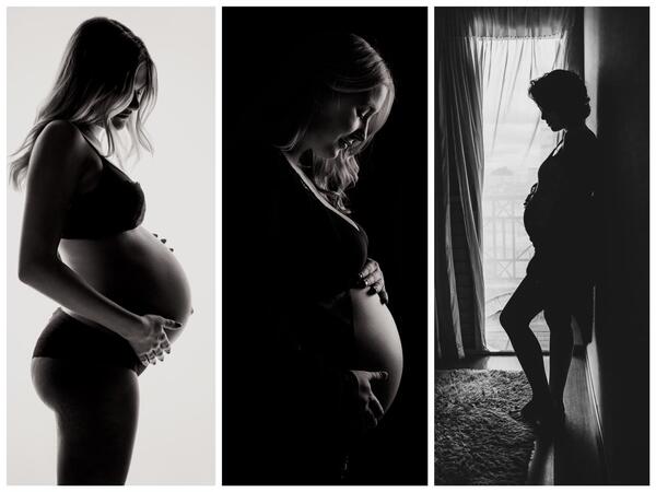 Como fazer fotos de grávida em casa