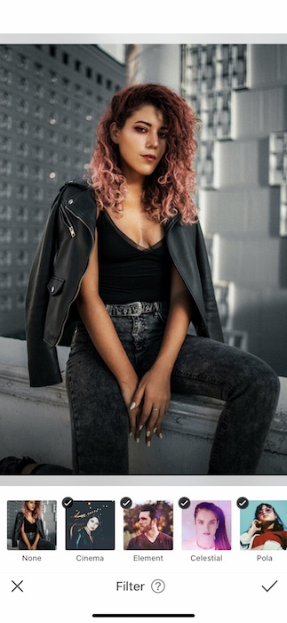 girl with black leather jacket and pink hair