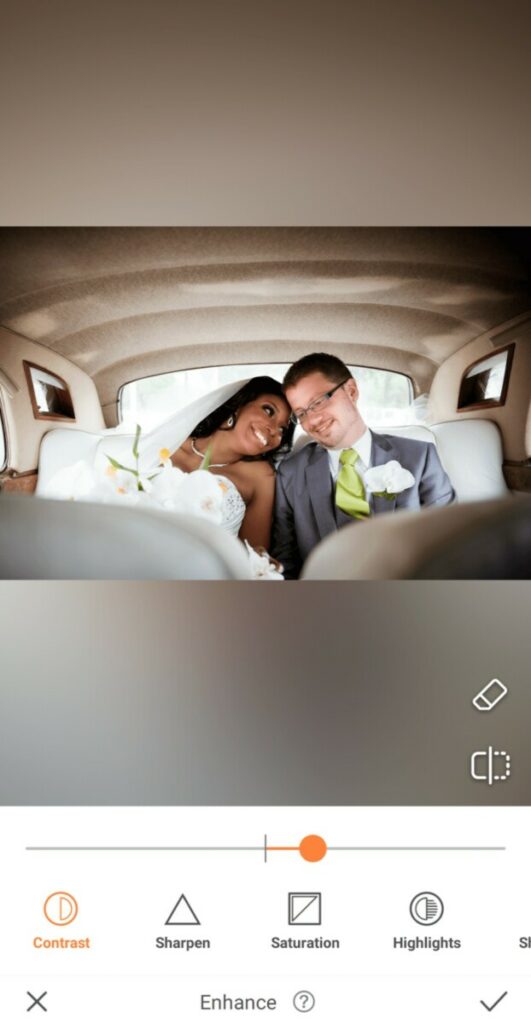 Wedding photos - bride and groom