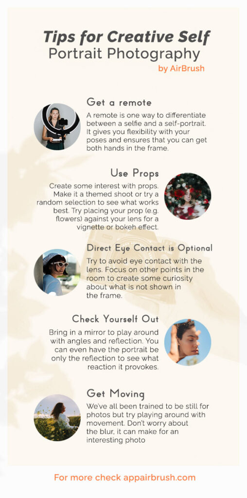 Self-Portrait Photography Infographic