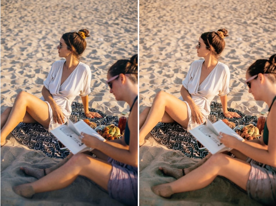 picnic on the beach