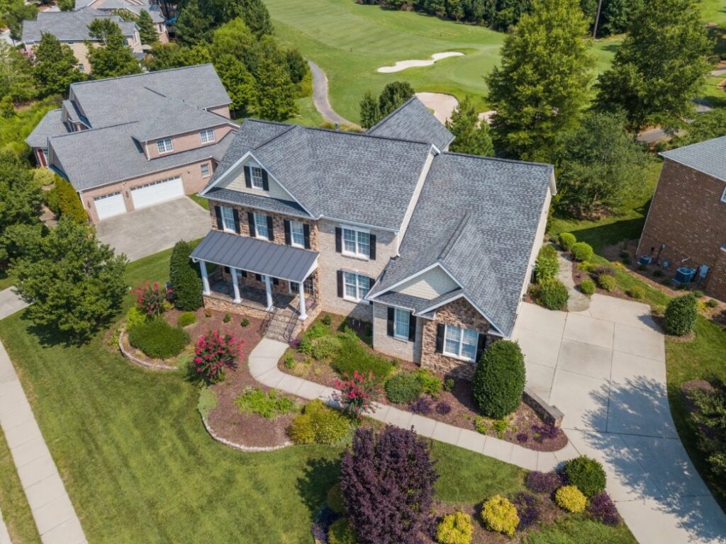 real estate photography - aerial shot