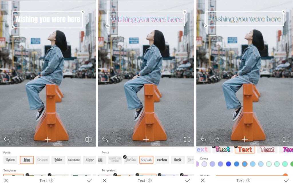 woman sitting on barrier