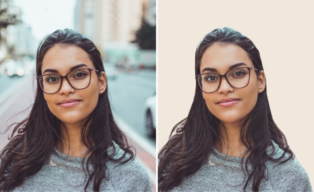 woman wearing glasses
