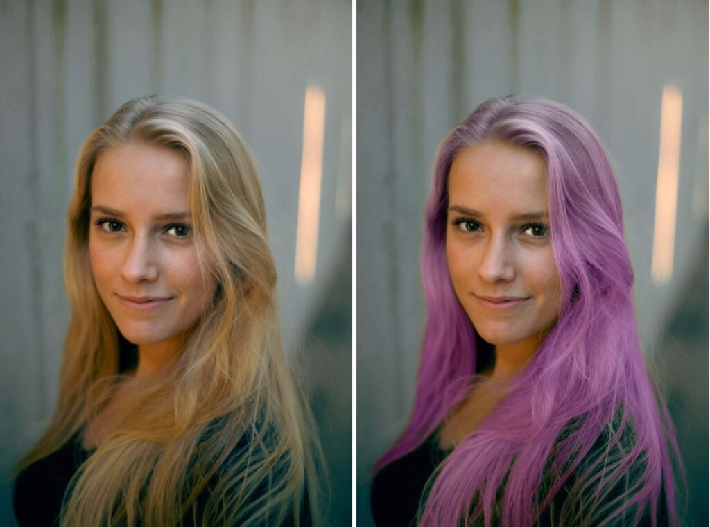 change your hair style - hair dye